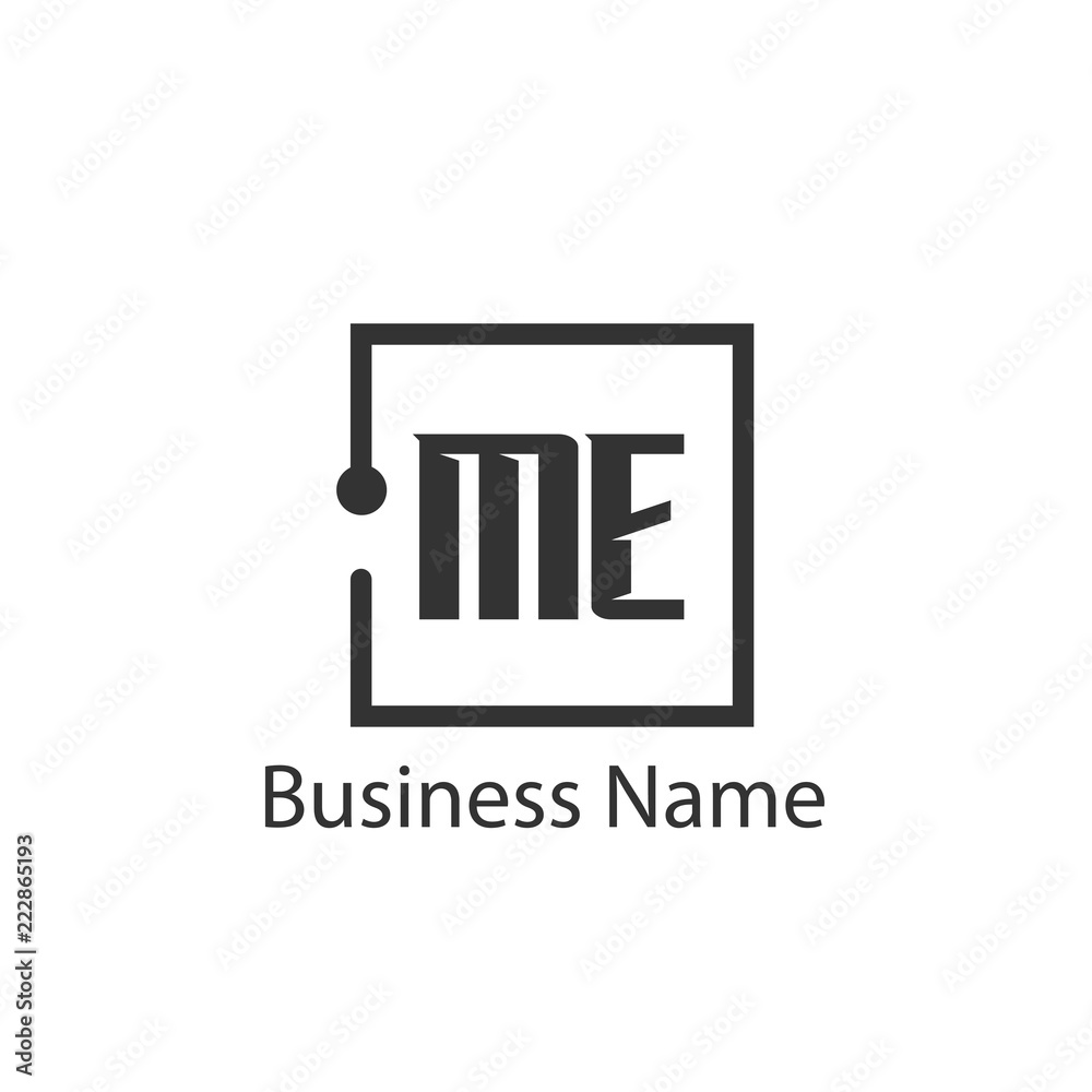 Initial Letter ME Logo Template Design Initial Letter ME Logo Template Design