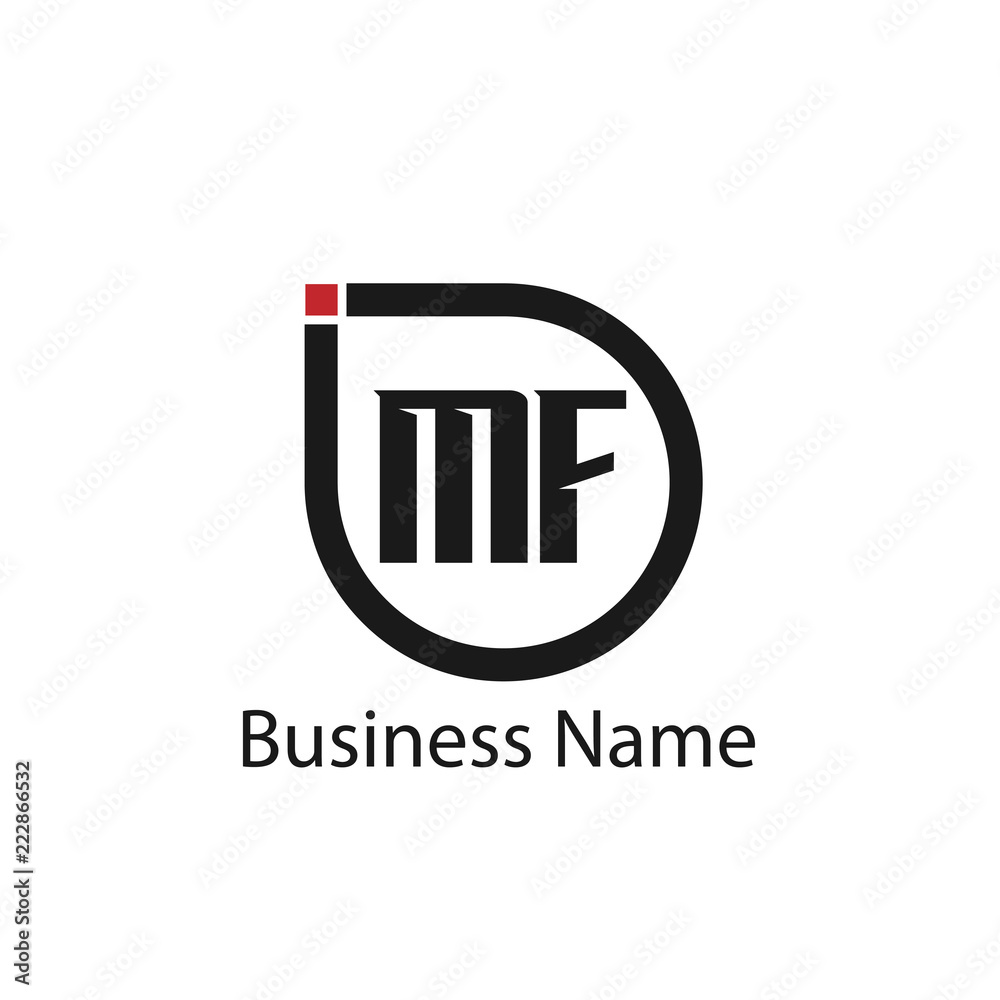 Initial Letter MF Logo Template Design Initial Letter MF Logo Template Design