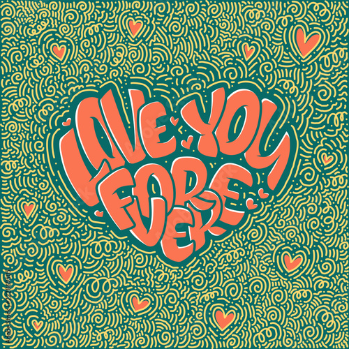 Big heart with lettering - ...