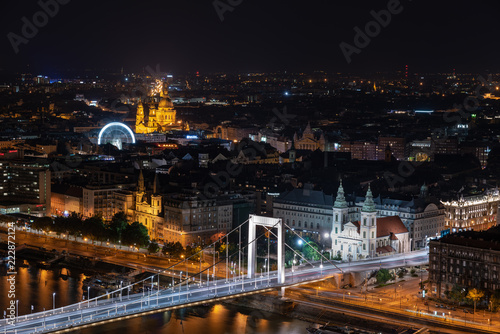 Budapest at night, one of the most beautiful cities in Europe © Daniel M