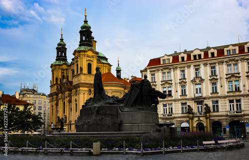 view of central square of prague