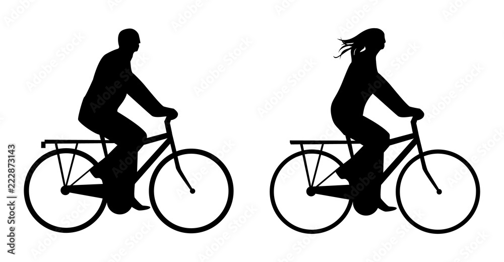 Obraz premium Cyclists