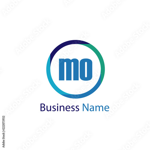 Initial Letter MO Logo Template Design © Scooby