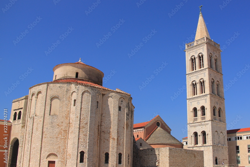 Chorwacja, Zadar -  wczesnoromański kościół św. Donata wybudowany w IX wieku, jeden z symboli Zadaru.