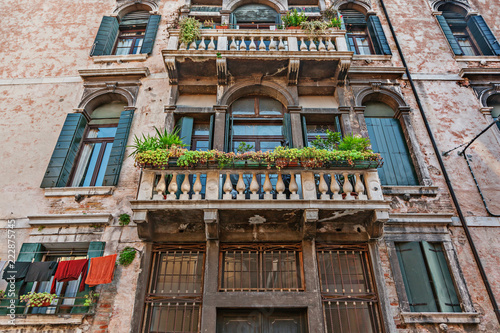 Venice buildings on the grand Canal