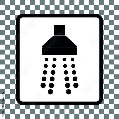 Duschschild Vektor