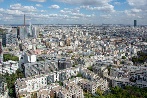 Fototapeta Naklejka Na Ścianę i Meble -  Aerial view of Paris, France