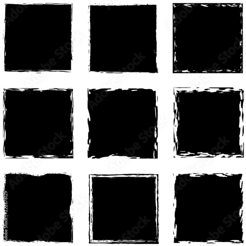 Square Isolated Banners