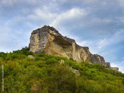 Ancient cave city on Tatar Cachi Kalyon, Bahchisaray, Crimea © Boris