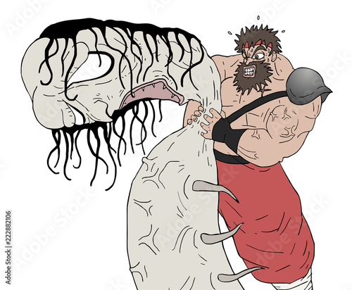 Killing monster illustration