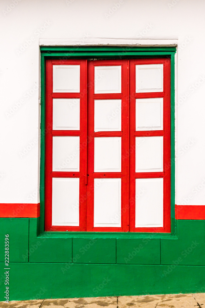 Fototapeta premium A typical view in jardin in Colombia