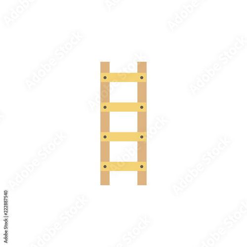 ladder colored icon. Element of colored autumn icon for mobile concept and web apps. Colored ladder icon can be used for web and mobile