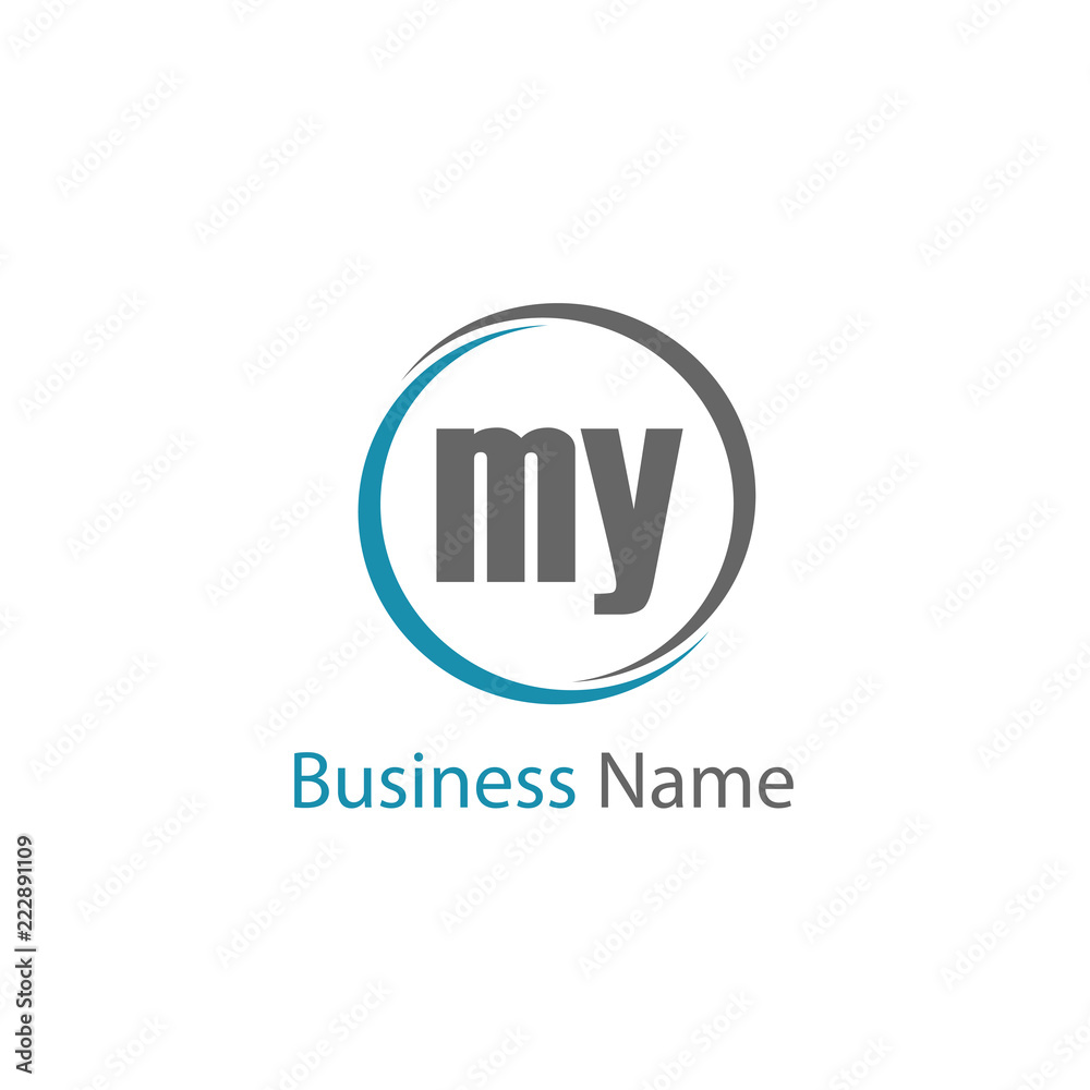 Initial Letter MY Logo Template Design Initial Letter MY Logo Template Design