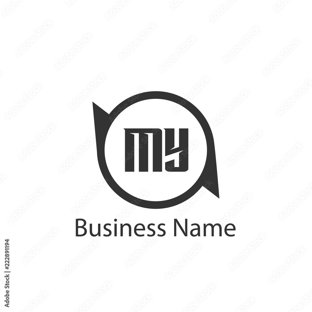 Initial Letter MY Logo Template Design Initial Letter MY Logo Template Design