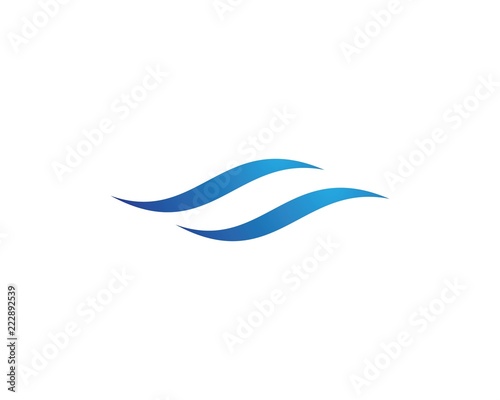 Free Download Water Wave symbol and icon Logo Template - GFXLoad