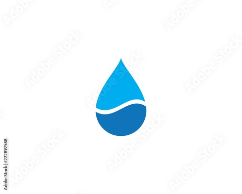 water drop Logo Template