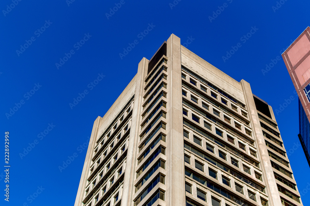 Modern condo buildings with huge windows in Montreal downtown, Canada. Modern condo buildings with huge windows in Montreal downtown, Canada.