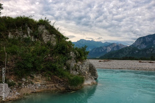 fiume nuvole natura © lorenzo