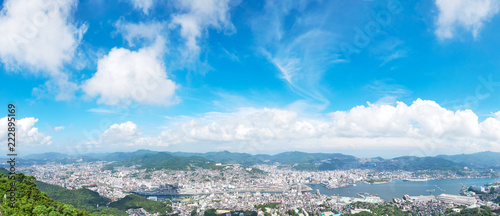 都市風景　長崎市　稲佐山からの眺望