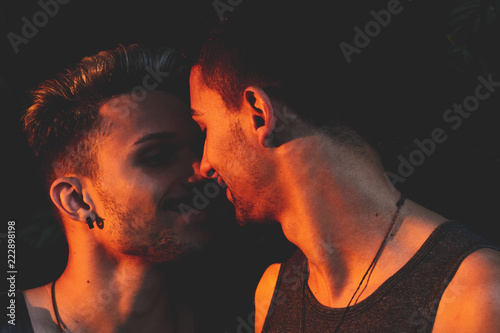 gay couple in love