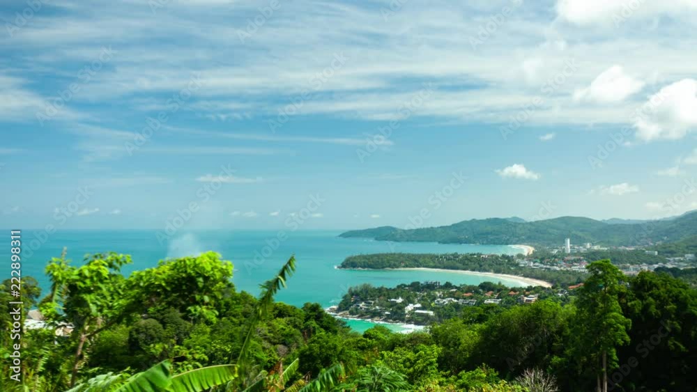 4K time lapse of Phuket viewpoint beautiful landmark of phuket Thailand 4K time lapse of Phuket viewpoint beautiful landmark of phuket Thailand