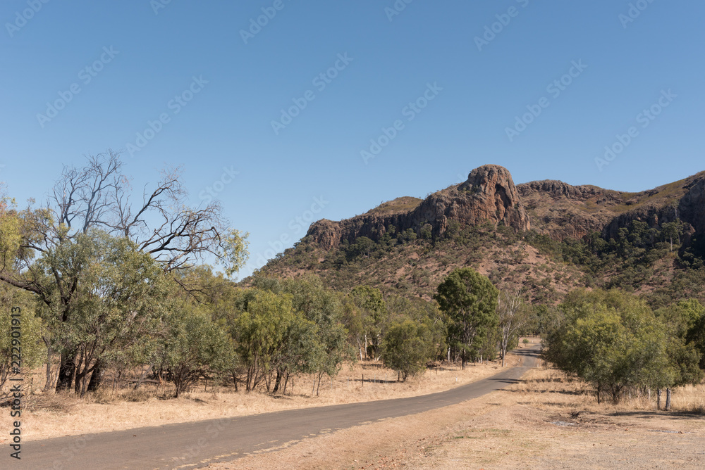 Virgin Rock at Mount Zamia, Minerva Hills National Park, near Springsure, Queensland, Australia.