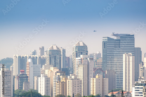 View of Sao Paulo biggest city in Brazil