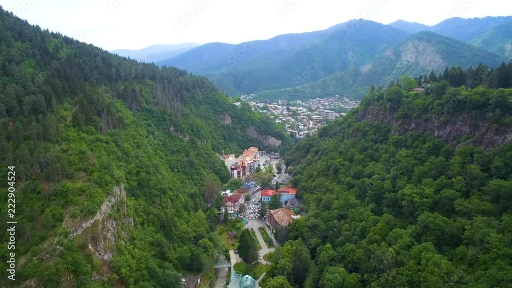 Borjomi Park aerial view Borjomi Park aerial view