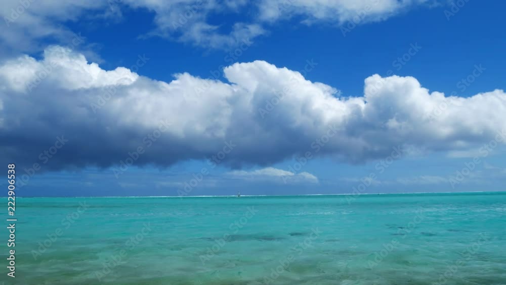 Beautiful Bora Bora Atoll sea shot with coral reefs and clear blue sky in view
Beautiful Bora Bora Atoll sea shot with coral reefs and clear blue sky in view