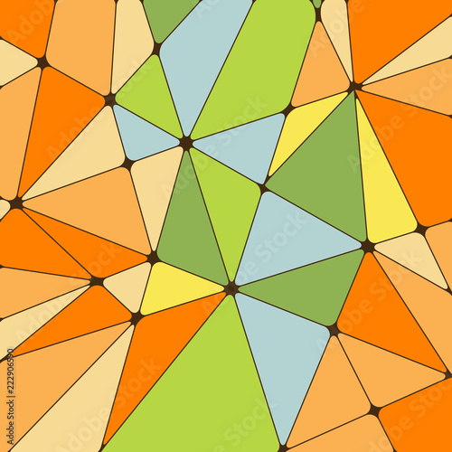 Polygonal background in vector