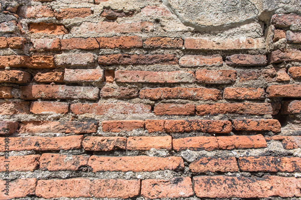 Old brick wall plaster Old brick wall plaster