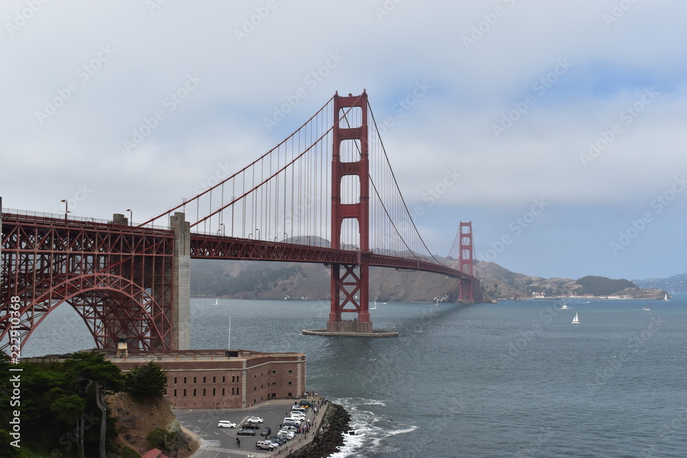 Naklejka premium Puente golden gate