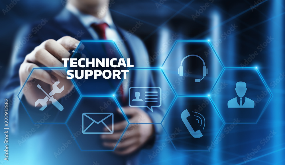 Technical Support Customer Service Business Technology Internet Concept  foto de Stock | Adobe Stock