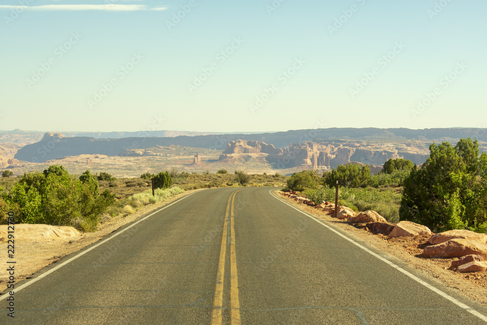 road in the canyons