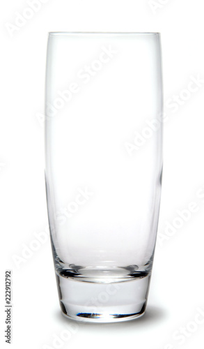 Tall empty glass