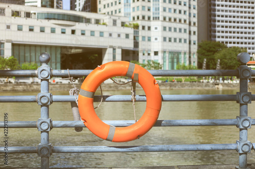 safety Torus , View of the waterway