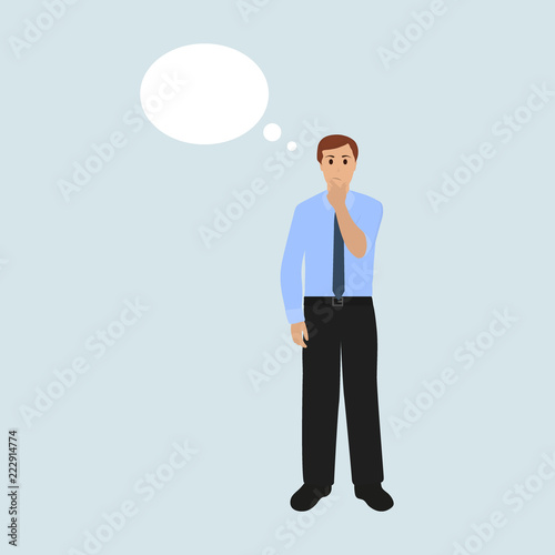 Man thought about new ideas
