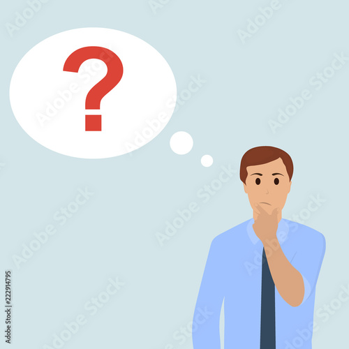 Man thought about new ideas