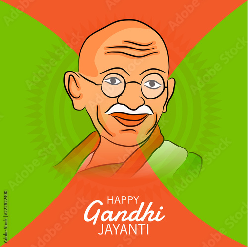 Happy Gandhi Jayanti. Stock Illustration | Adobe Stock