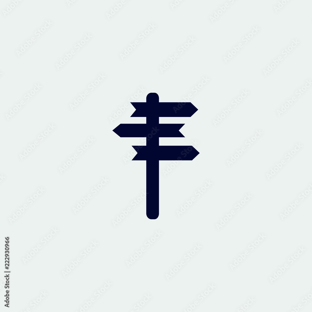 traffic sign icon, vector illustration. religion icon