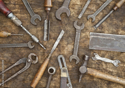 Old Tools Background