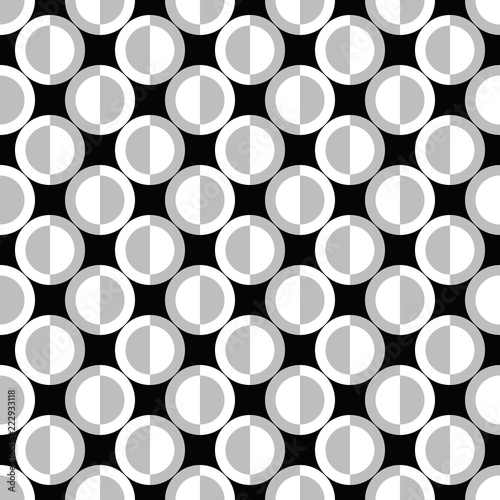 Abstract geometrical circle pattern design background - color vector graphic