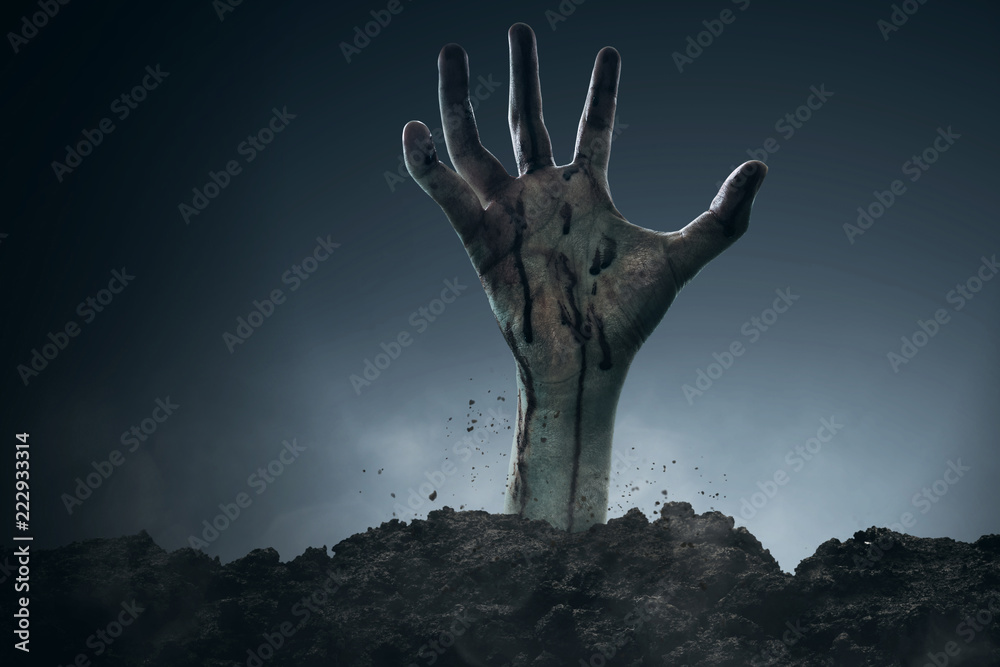 Obraz premium Scary zombie hand