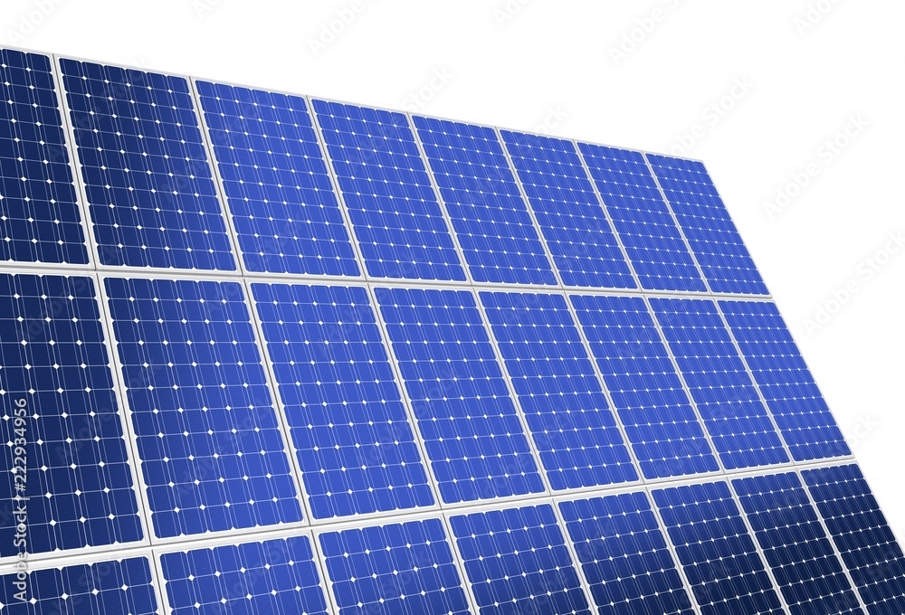solar panel concept 3d illustration solar panel concept 3d illustration