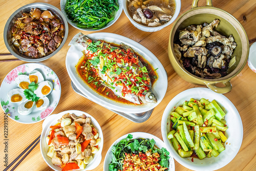 Fototapeta Naklejka Na Ścianę i Meble -  a delicious Chinese national dish
