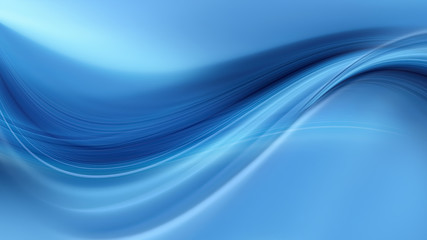 Fototapete Abstrakte Welle Blauer abstrakter Hintergrund ruhig  © BazziBa