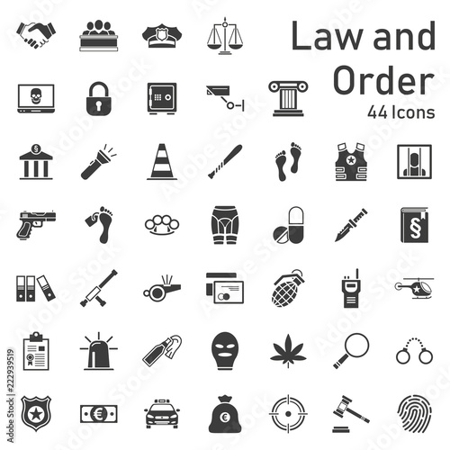 Law & Order - Icons photo