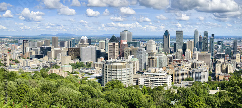 Panoramic View of Montreal from Mont Royal