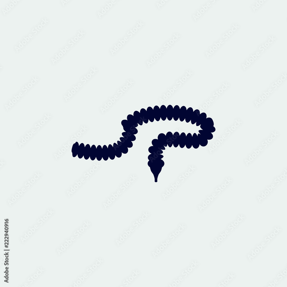 bowels icon, vector illustration. flat icon bowels icon, vector illustration. flat icon