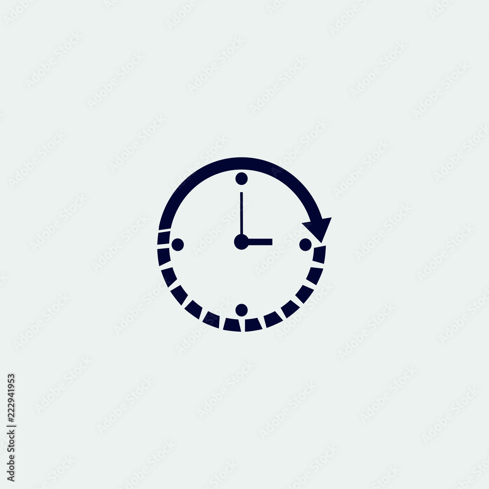 time icon, vector illustration. flat icon. timer icon time icon, vector illustration. flat icon. timer icon